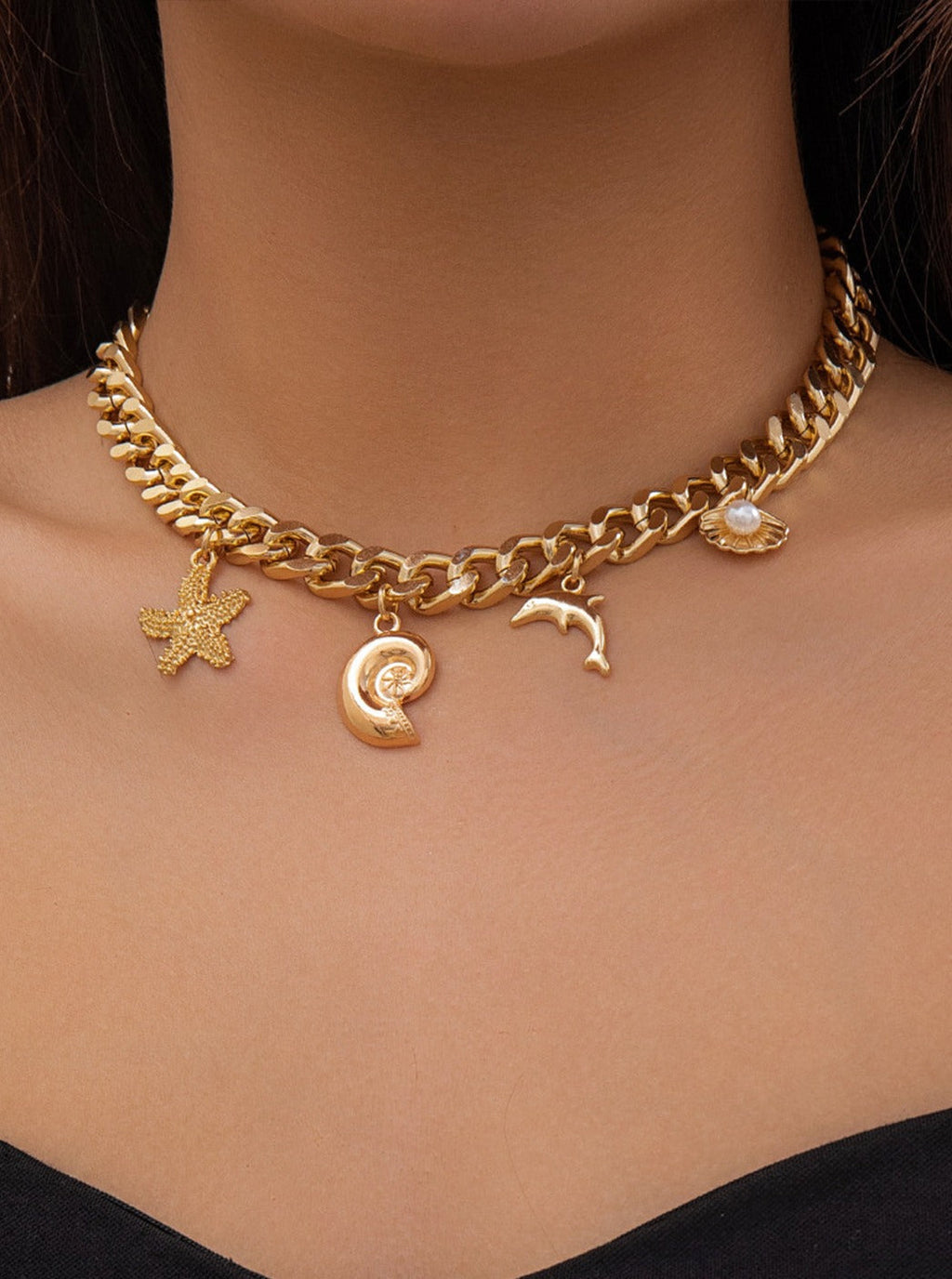 Ocean-themed Pendant Necklace