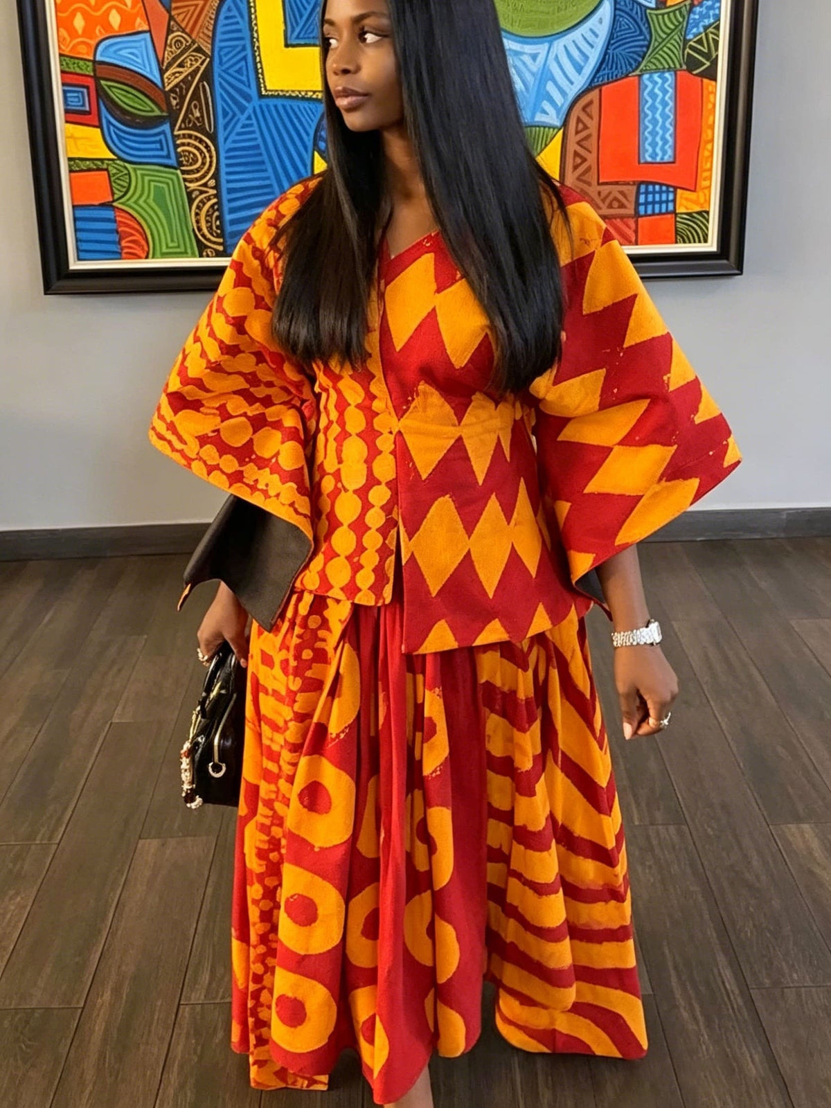 Bohemian Embroidered Maxi Dress