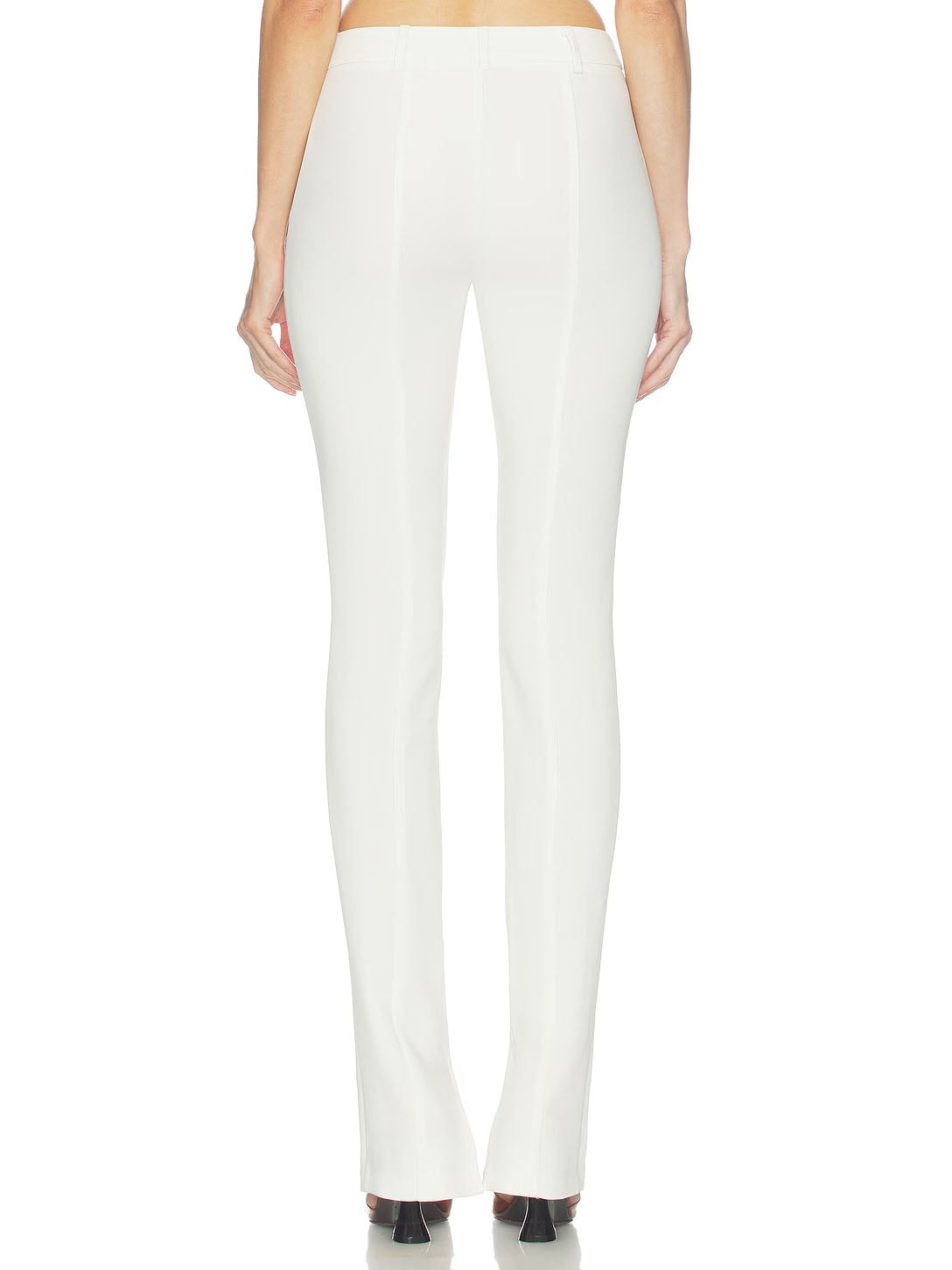 White Fringe Detail Pants Set