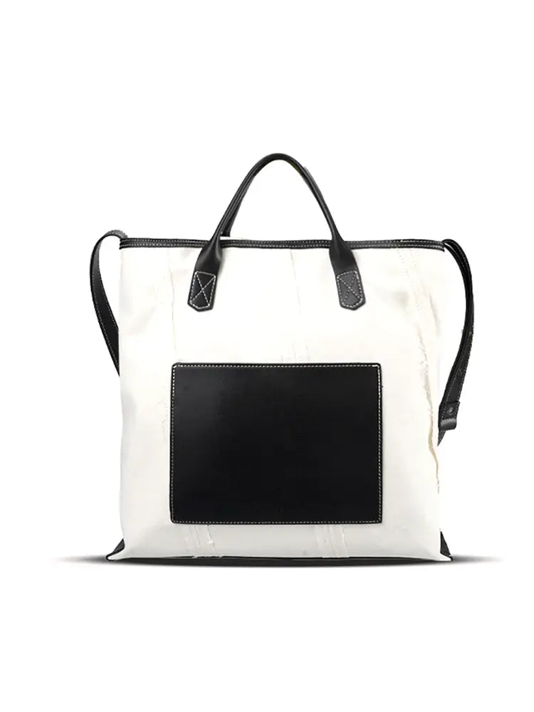 New Large-Capacity Canvas Tote Shoulder Bag