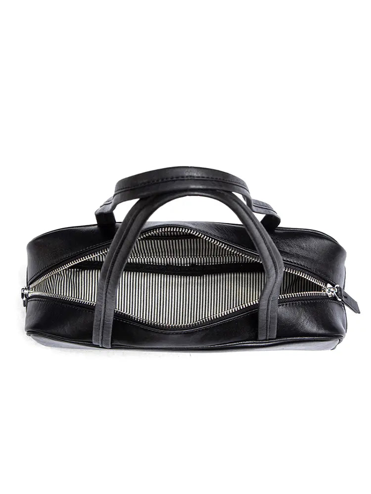 Belair Vegetable-Tanned Leather Baguette Evening Bag