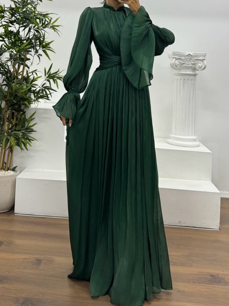 French  Inspired  Waist  Maxi Dress