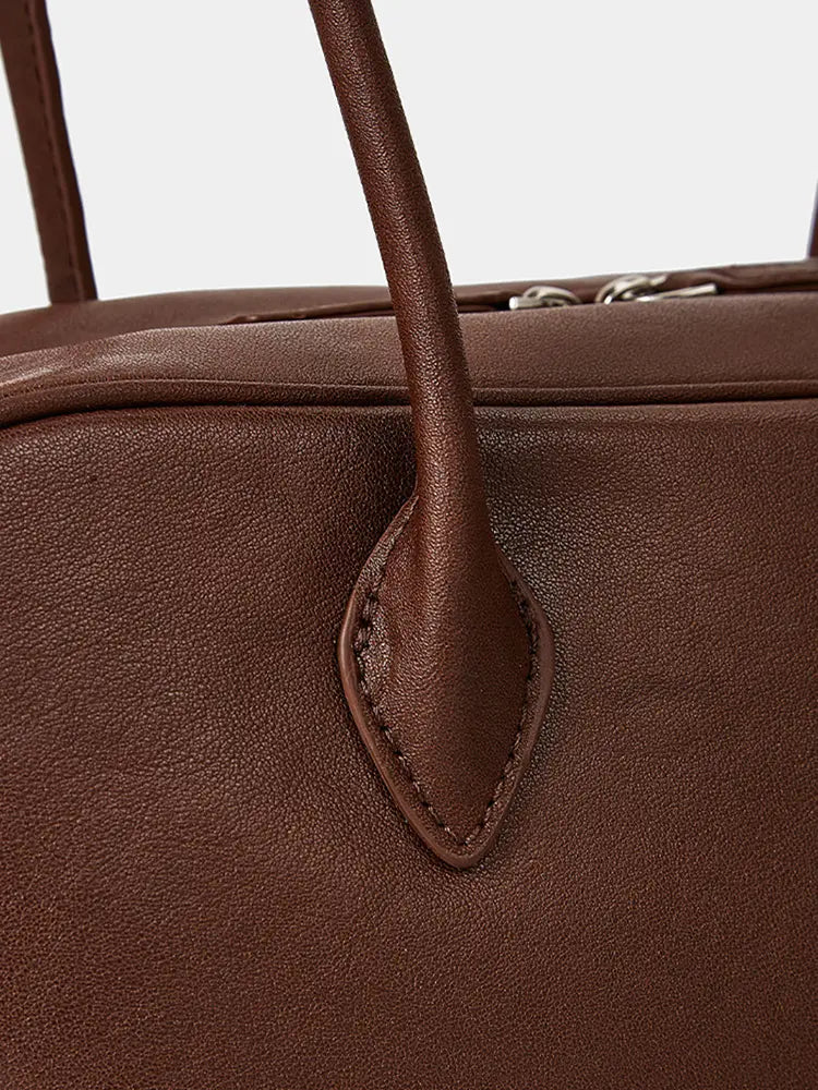 Vegetable-Tanned Leather Box Toast Bag