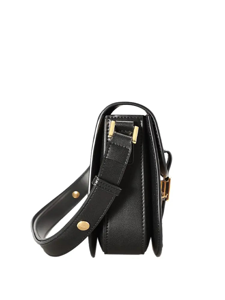 Colorblock Saddle Crossbody Bag