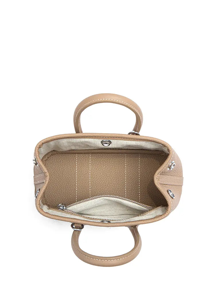 2025 Minimalist Leather Vertical Tote Crossbody Bag