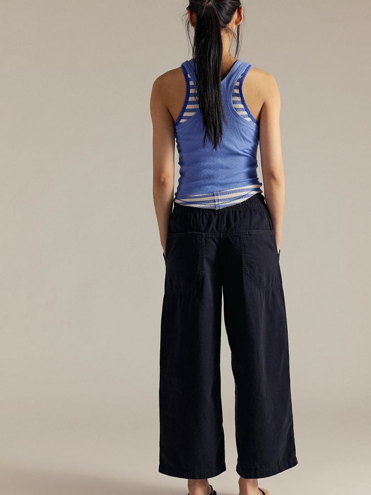 Utility Pocket  Straight Jeans