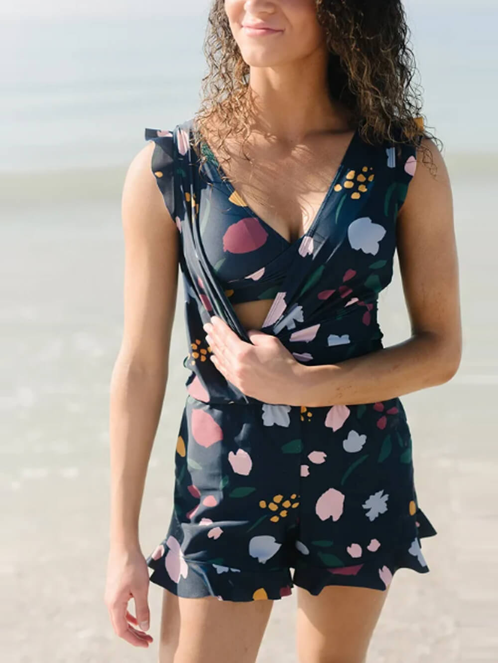 Pebble Swim Romper Built-in Bra