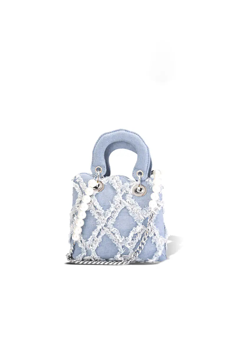 Summer New Denim Flap Shoulder & Top Handle Bag
