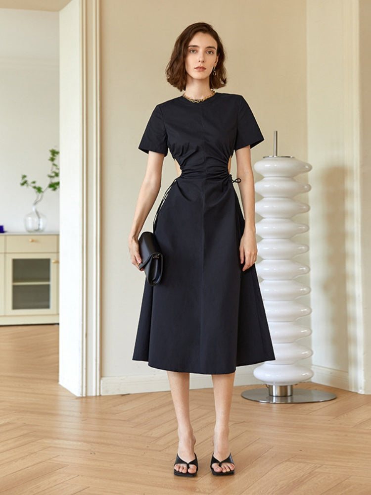 Designer Waist-Defining Midi