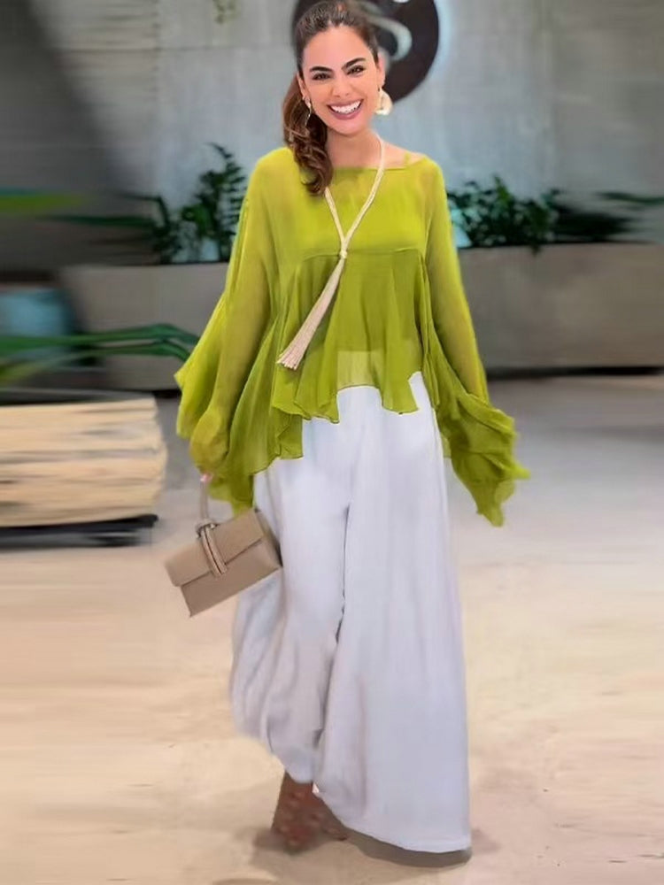 Flowy Bell Sleeve Set