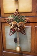 Christmas Decoration Pendant - Forest Pine Cone Bell Car Hanging