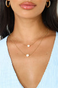 18k Gold Plated Ocean Surprise Necklace Gold