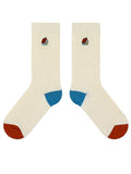 Cute Embroidered Letter Socks