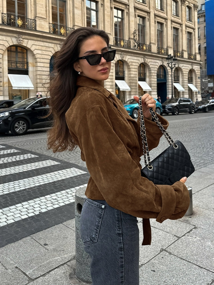 Tailored Double-Breasted Overcoat