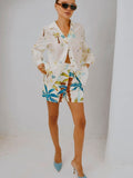 Printed Summer Shorts Set