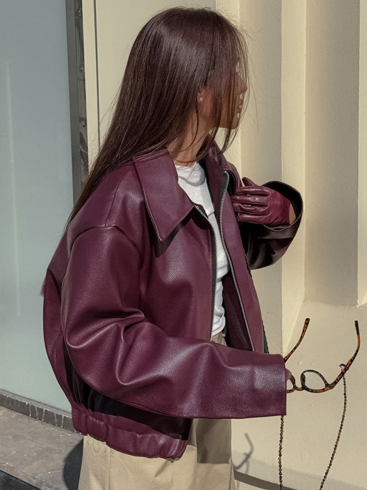 Contemporary Biker Style Jacket