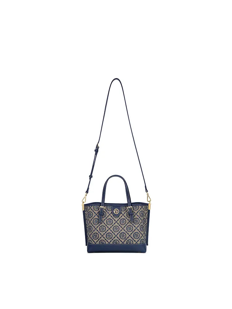 New Jacquard Star Mini Top Handle Tote Bag