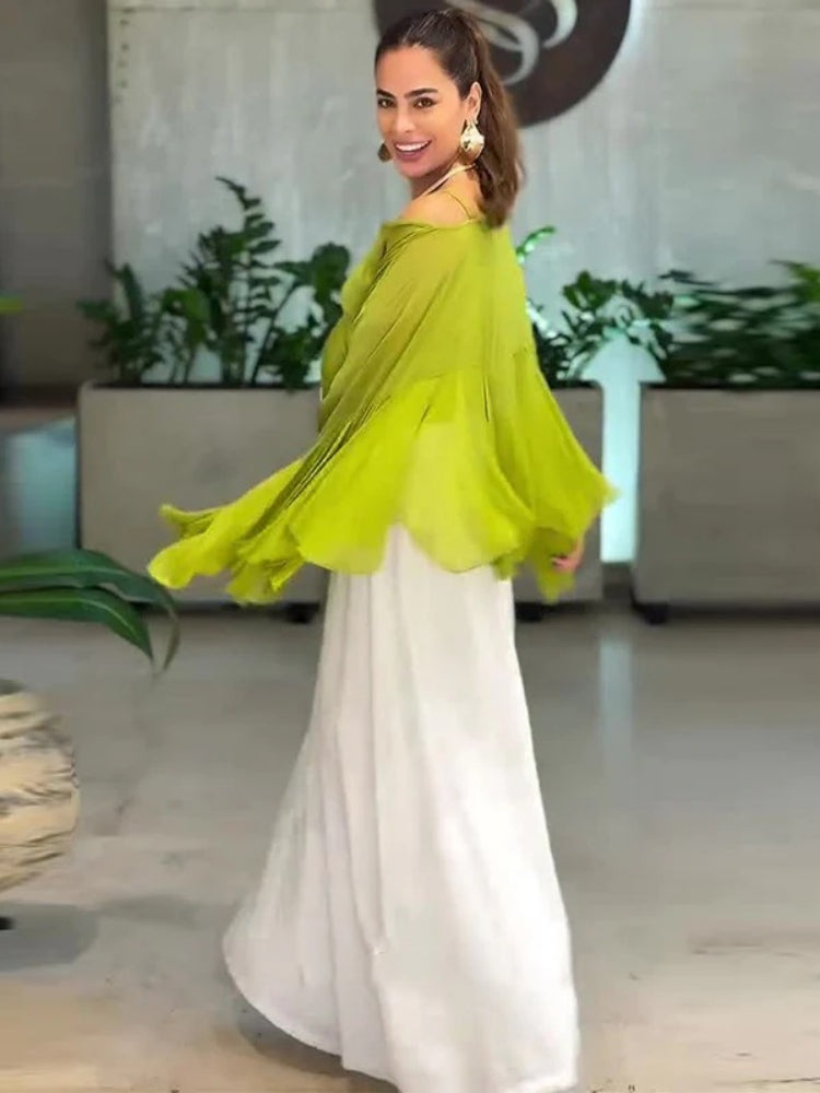 Flowy Bell Sleeve Set