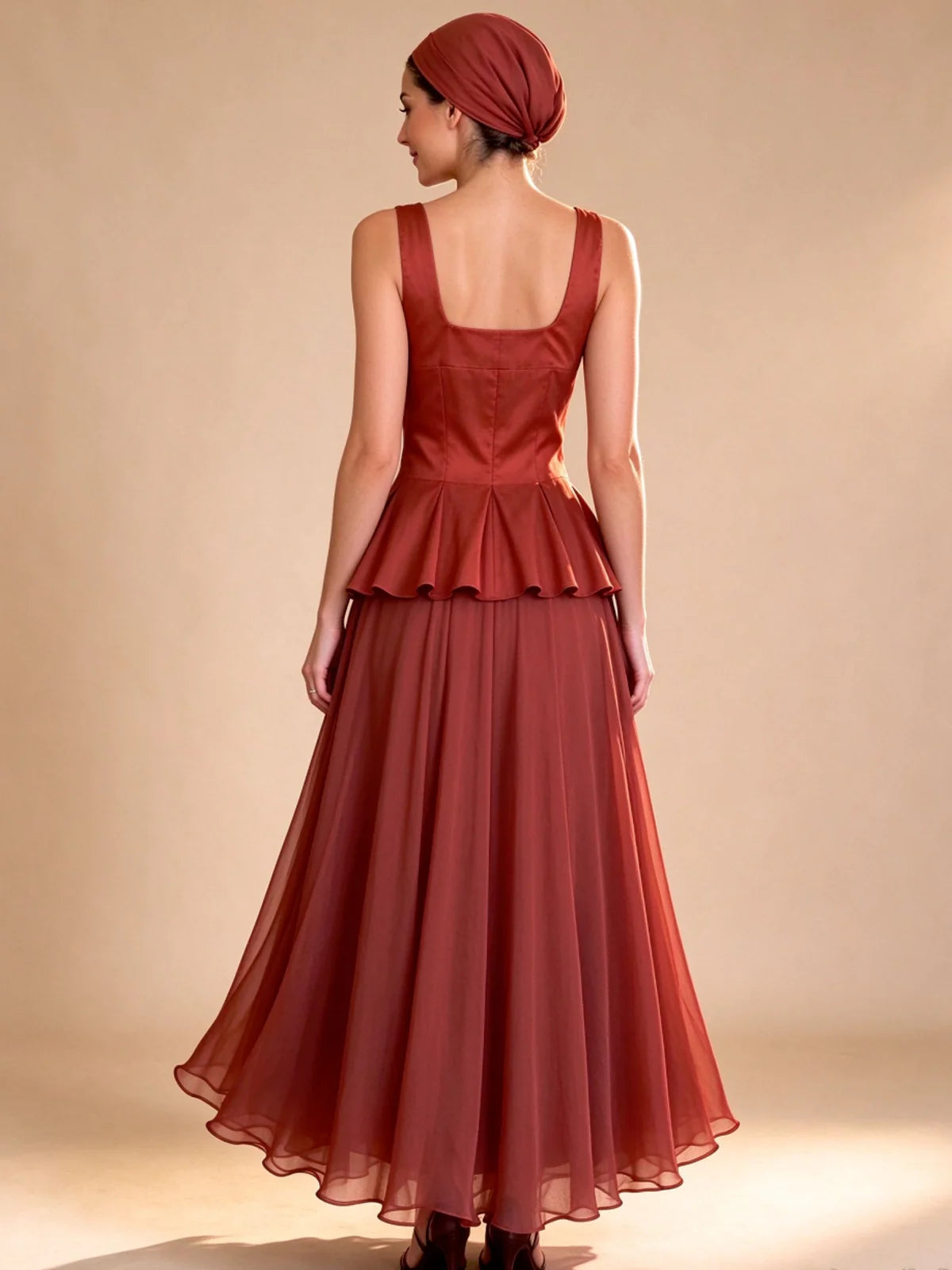 Siena Peplum Two-Piece Set