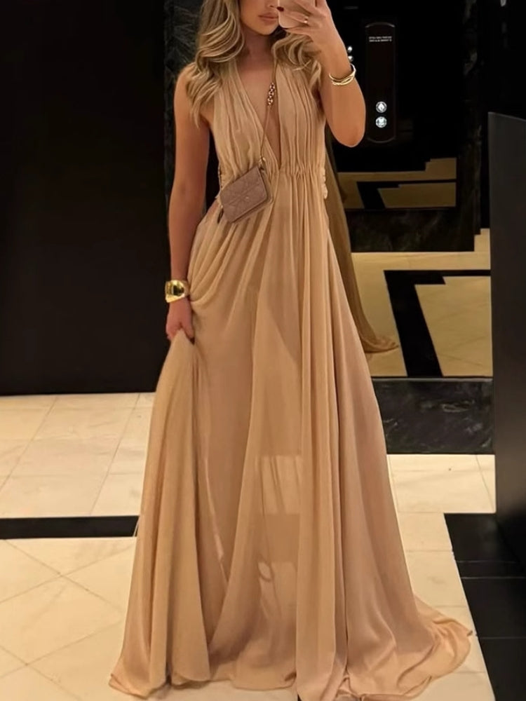 Halter Neck Summer Dress