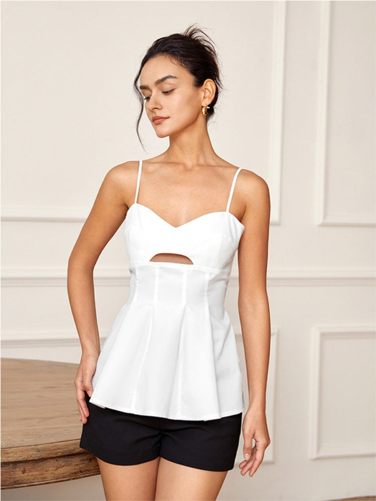 Openwork Sweetheart Cami