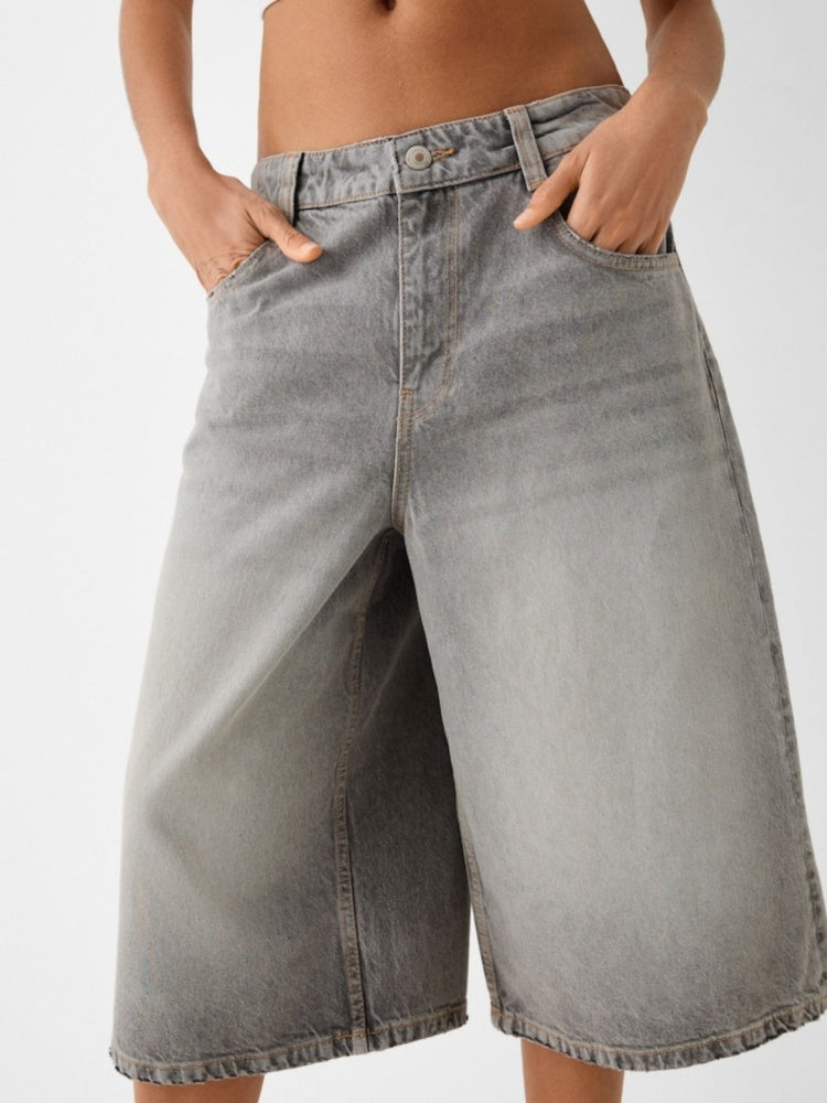 Low-Waisted Seven-Point jeans