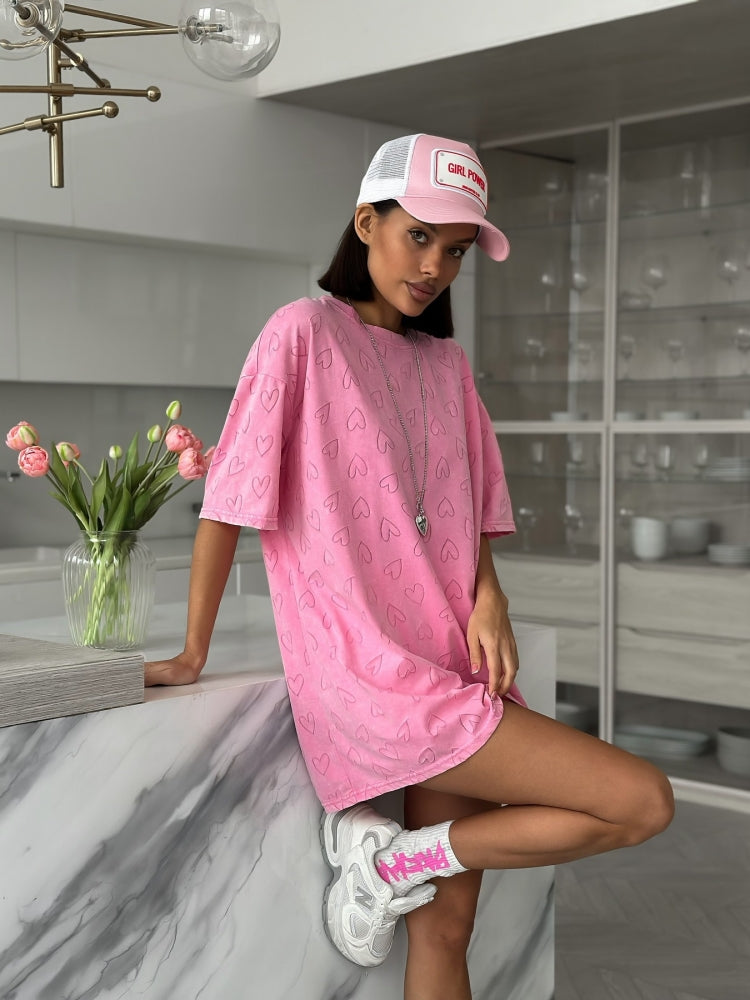 Heart Print T-Shirt