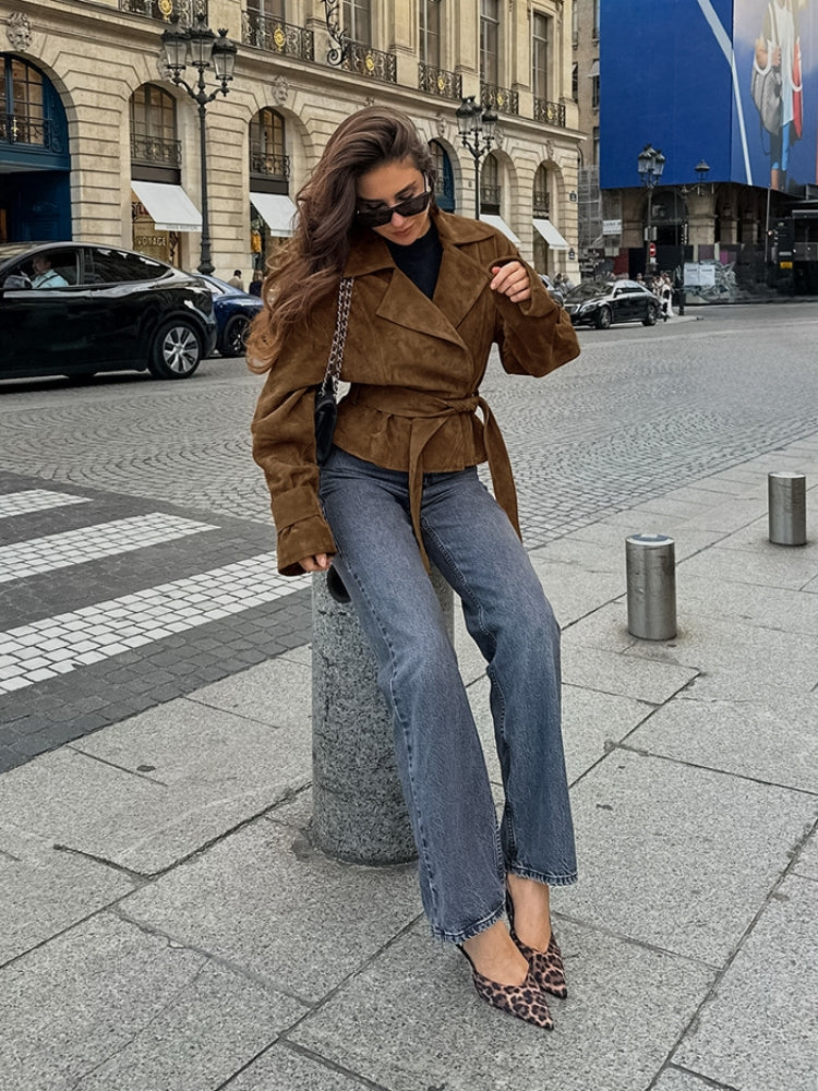 Tailored Double-Breasted Overcoat