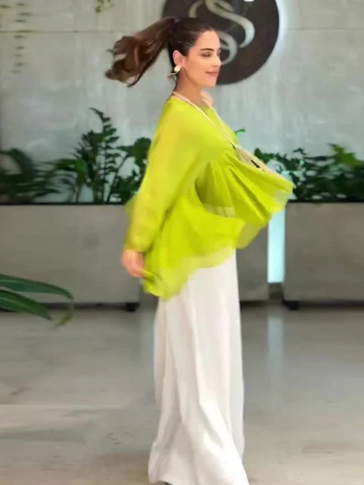 Flowy Bell Sleeve Set