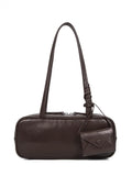 Belair Vegetable-Tanned Leather Baguette Evening Bag