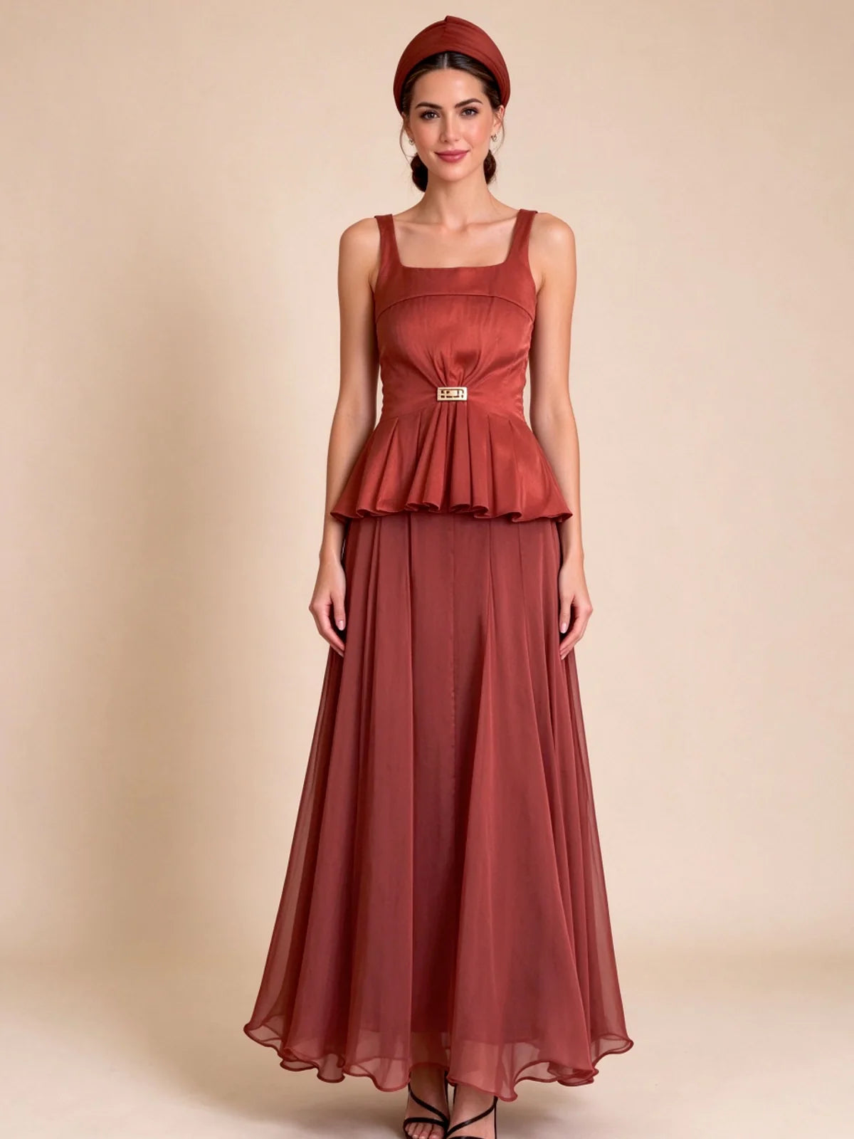 Siena Peplum Two-Piece Set