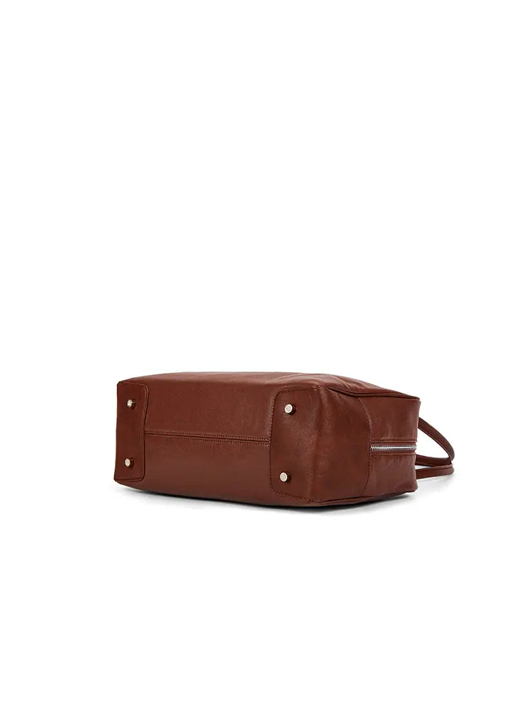 Vegetable-Tanned Leather Box Toast Bag