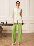 Niche Crewneck Sleeveless Niche  Cardigan Vest Shirt