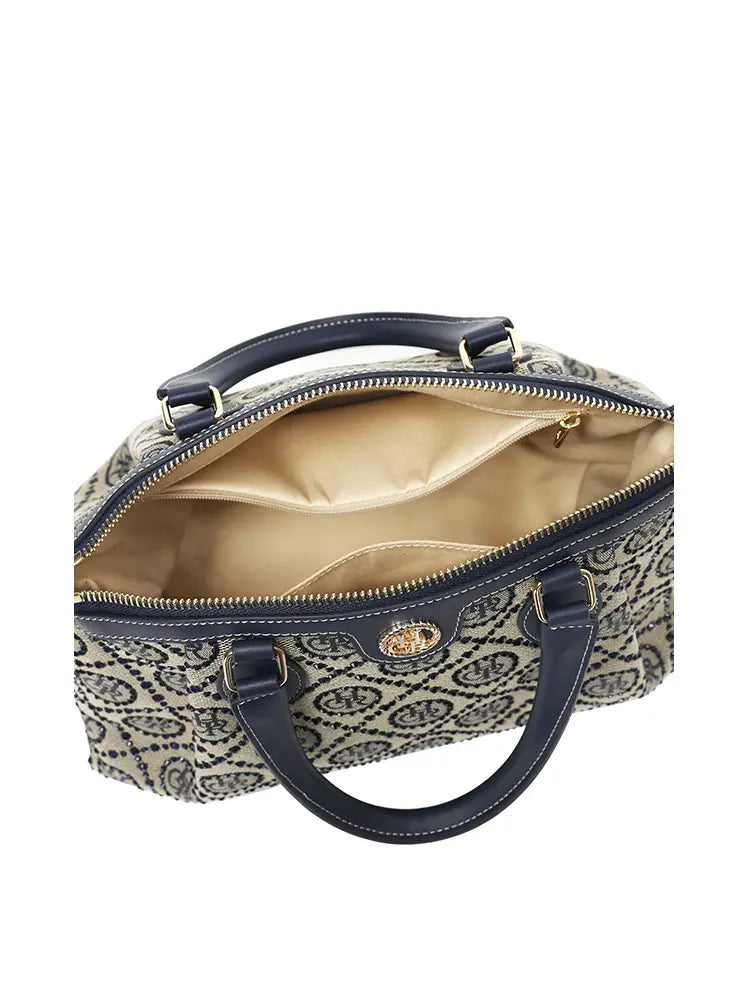 Star Detail Top Handle Tote Crossbody Bag
