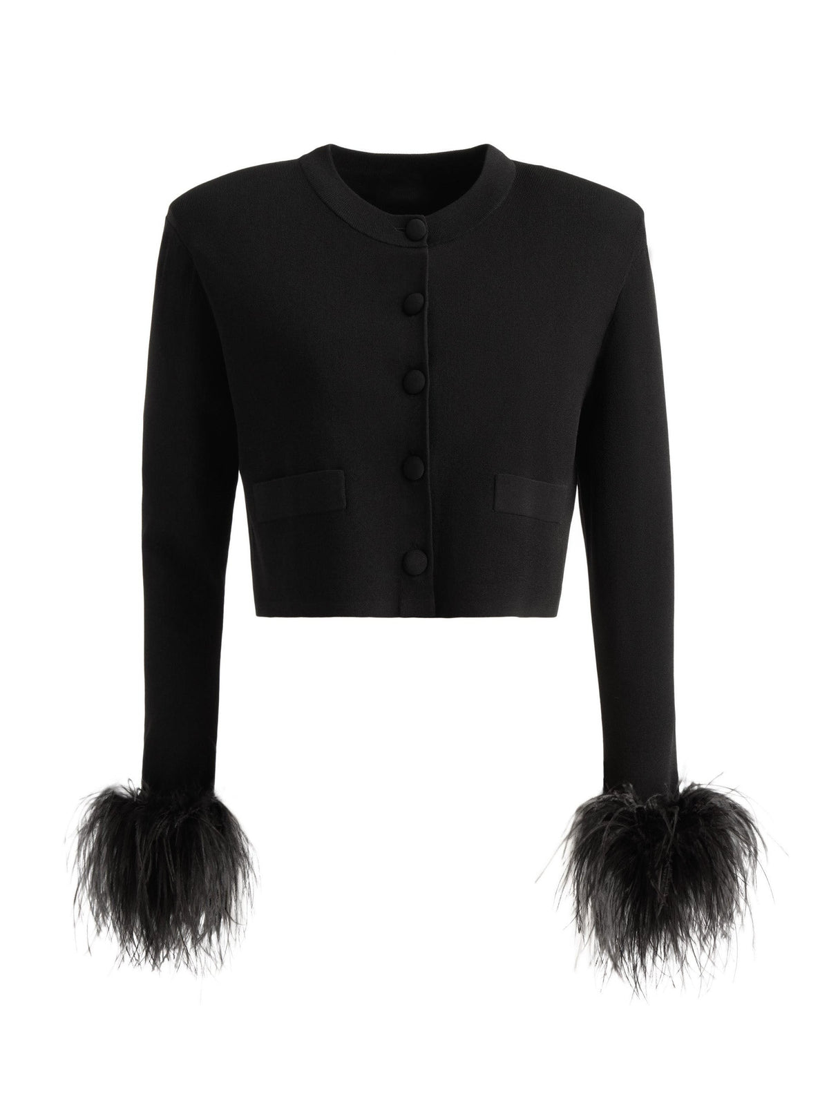 Feather Bolero & Mini Skirt Set