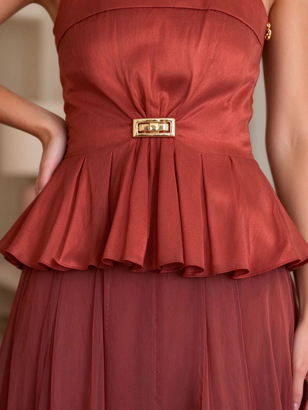 Siena Peplum Two-Piece Set