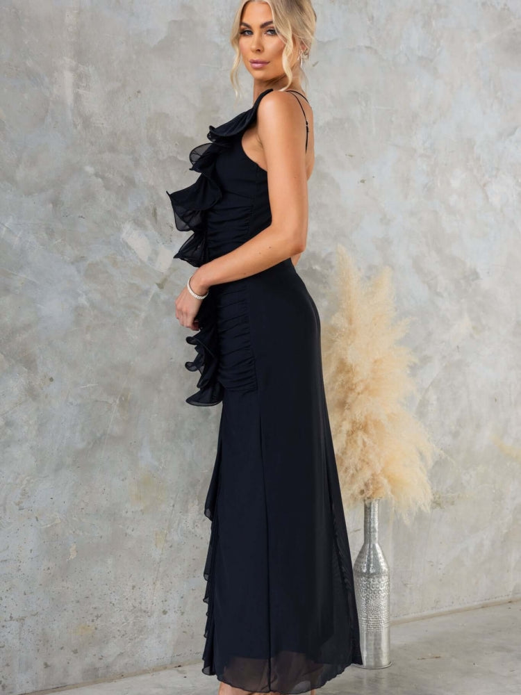 Sexy Ruched Midi Dress