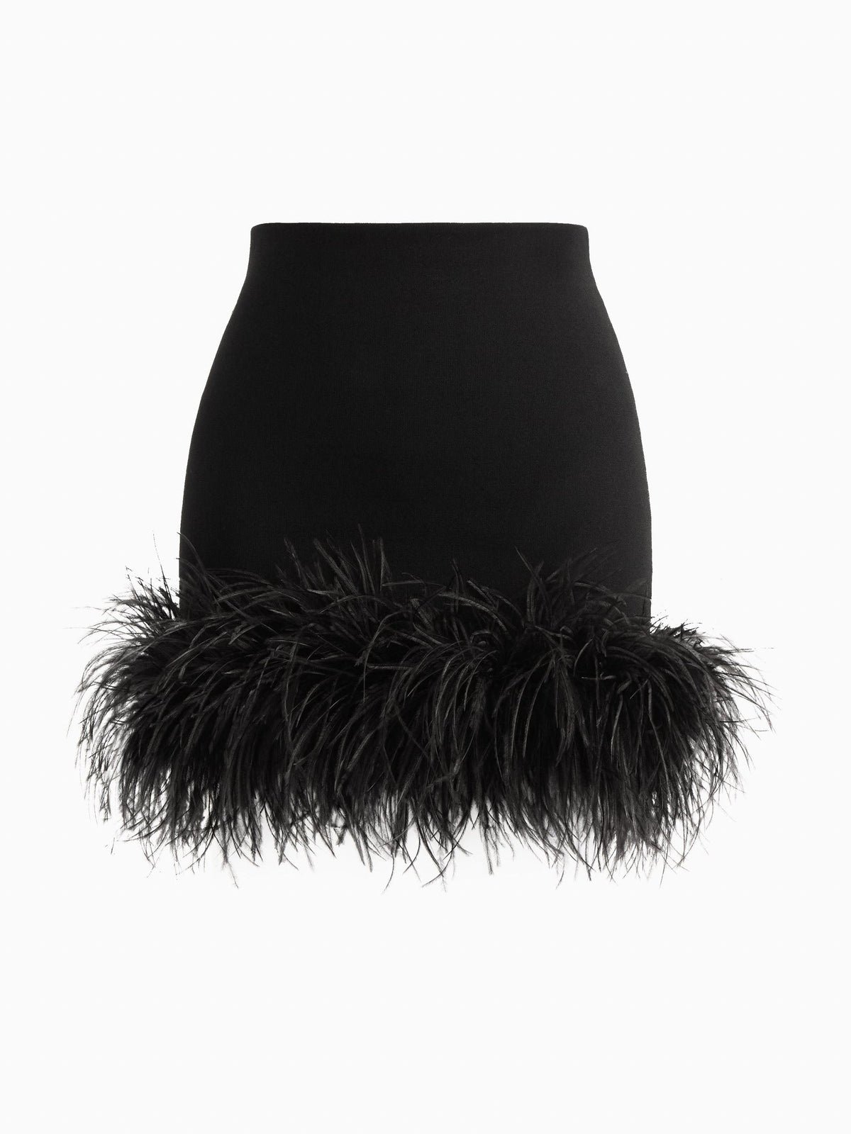 Feather Bolero & Mini Skirt Set
