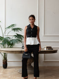 Designer Peplum Statement Top