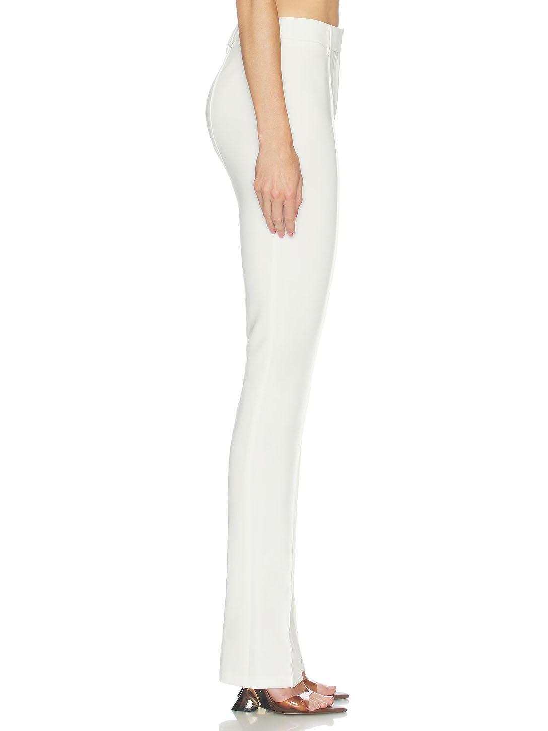 White Fringe Detail Pants Set