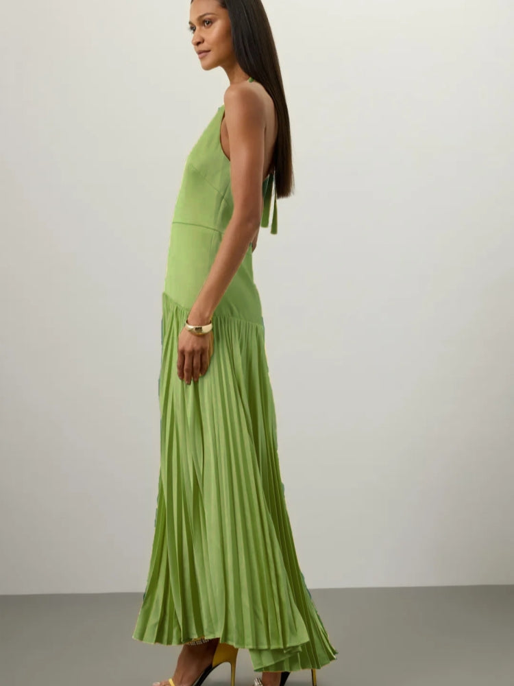 Bohemian Halter Maxi Dress