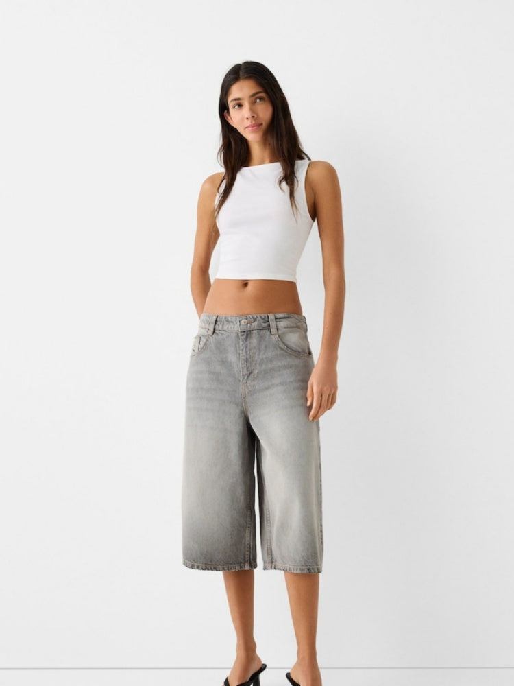 Low-Waisted Seven-Point jeans