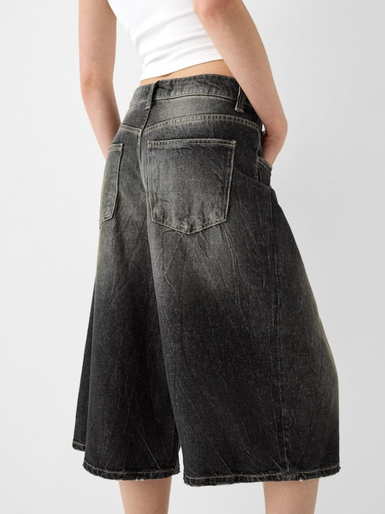 Low-Waisted Seven-Point jeans