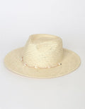 Seashells Natural Straw Fedora Hat