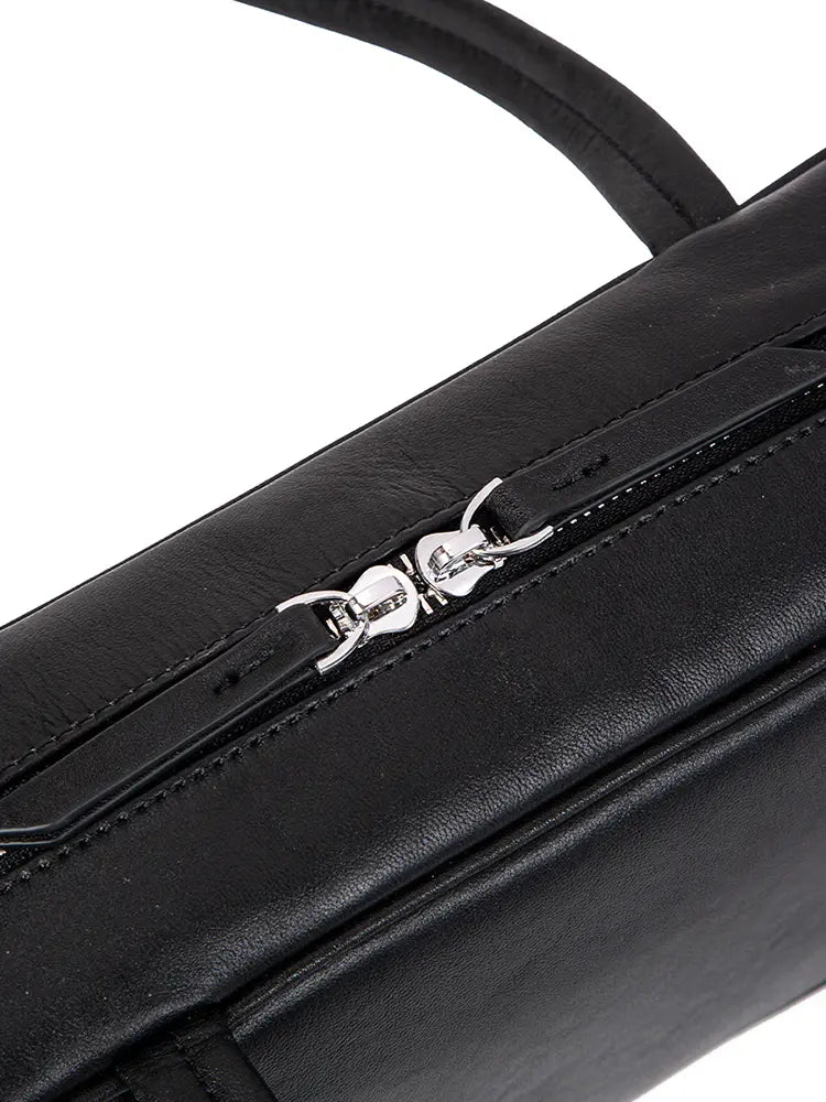 Belair Vegetable-Tanned Leather Baguette Evening Bag