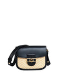 Colorblock Saddle Crossbody Bag