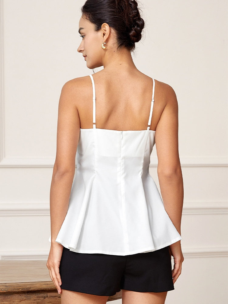 Openwork Sweetheart Cami