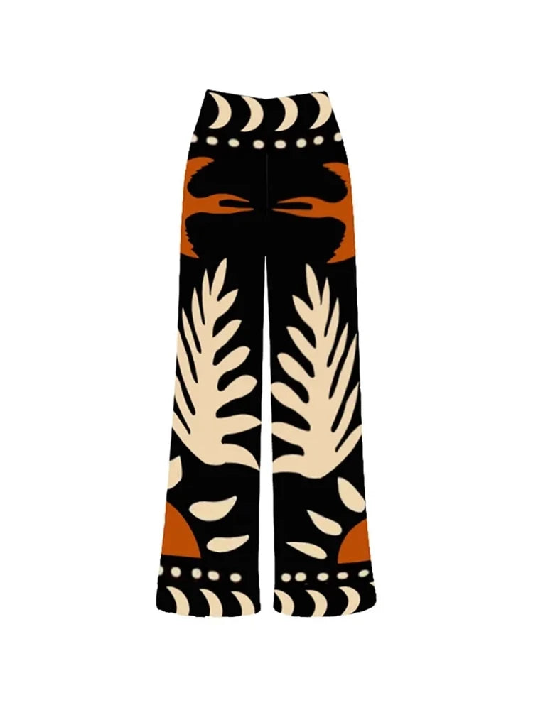 Printed High-Waist Bikini Set