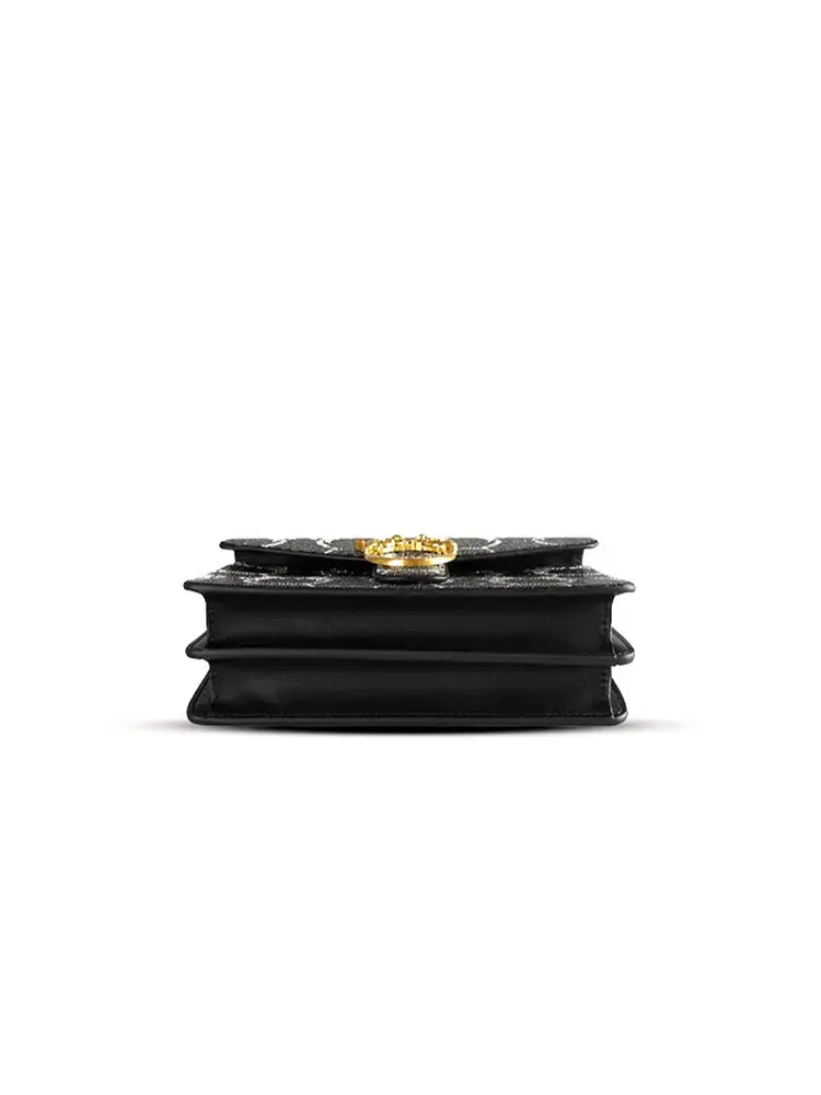 Rhinestone Vintage Style Mini Box Bag