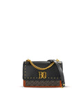 Studded Chain Crossbody Mini Box Bag